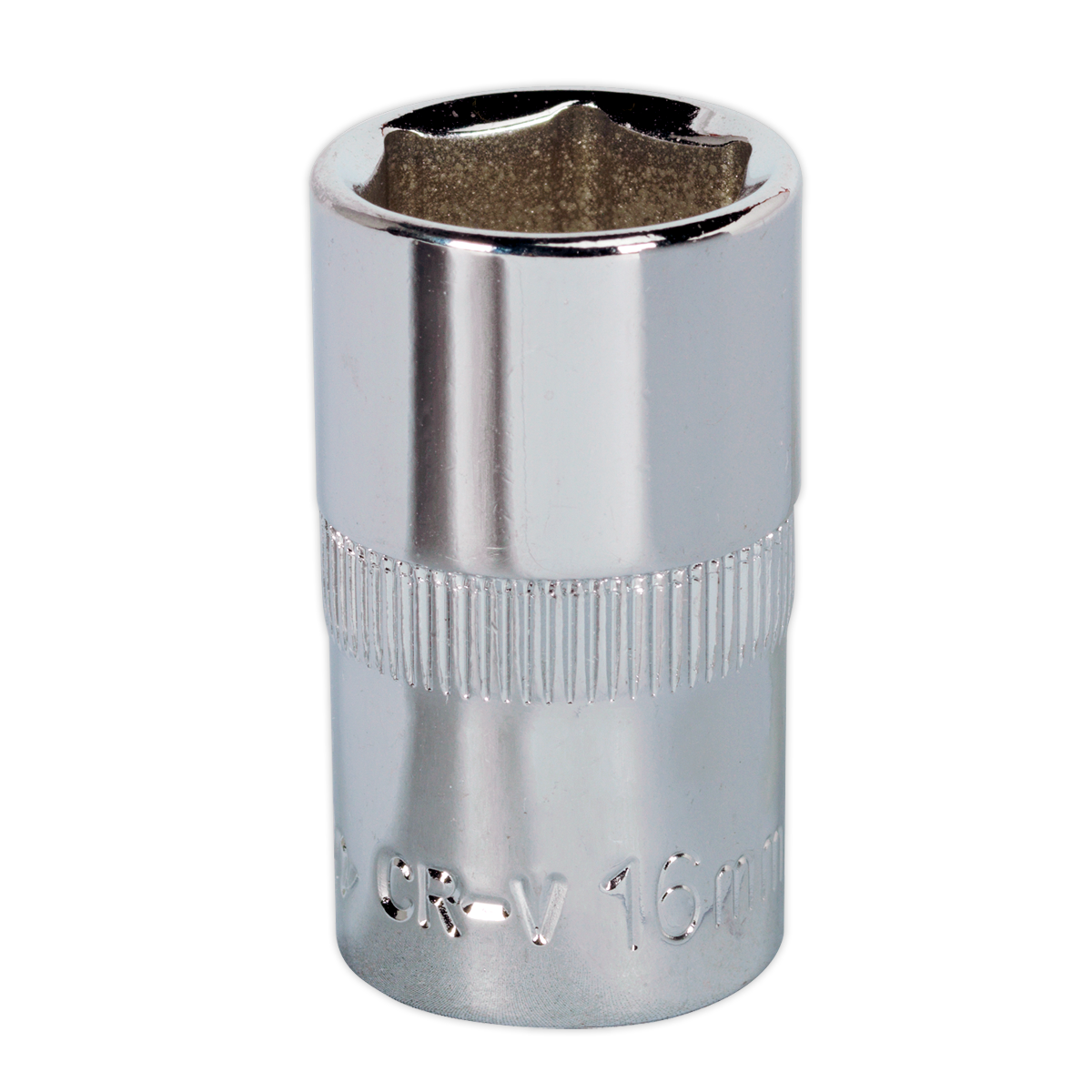Sealey SP1216 16mm 1/2"Sq Drive Fully Polished WallDrive Socket