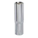 Sealey SP1216D 16mm Deep 1/2"Sq Drive Fully Polished WallDrive Socket