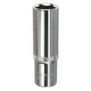 Sealey SP1217D 17mm Deep 1/2"Sq Drive Fully Polished WallDrive Socket