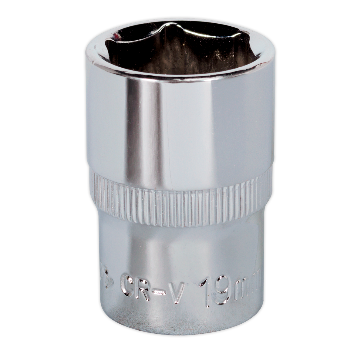 Sealey SP1219 19mm 1/2"Sq Drive Fully Polished WallDrive Socket