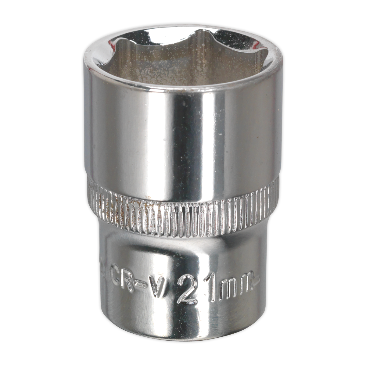 Sealey SP1221 21mm 1/2"Sq Drive Fully Polished WallDrive Socket