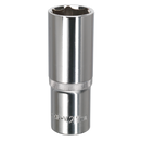 Sealey SP1221D 21mm Deep 1/2"Sq Drive Fully Polished WallDrive Socket