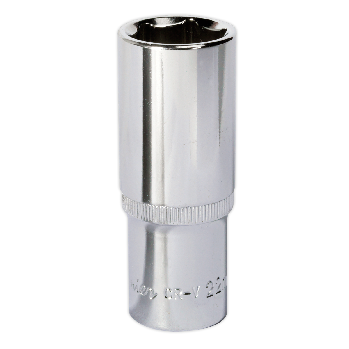 Sealey SP1222D 22mm Deep 1/2"Sq Drive Fully Polished WallDrive Socket