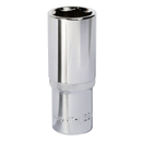 Sealey SP1222D 22mm Deep 1/2"Sq Drive Fully Polished WallDrive Socket