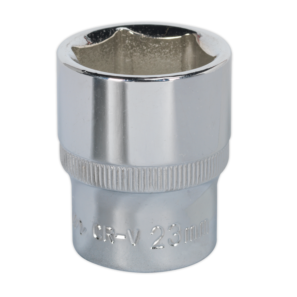Sealey SP1223 23mm 1/2"Sq Drive Fully Polished WallDrive Socket