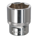 Sealey SP1227 27mm 1/2"Sq Drive Fully Polished WallDrive Socket