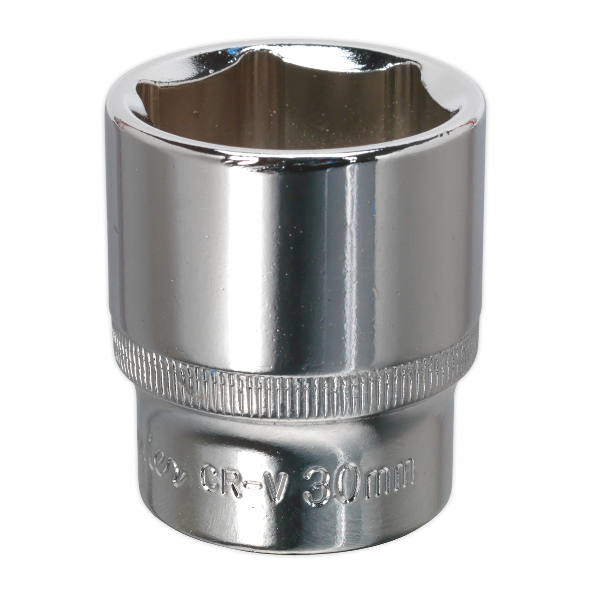 Sealey SP1230 30mm 1/2"Sq Drive Fully Polished WallDrive Socket