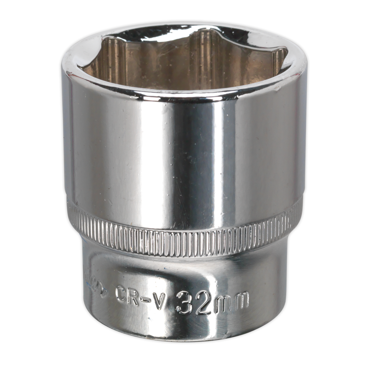 Sealey SP1232 32mm 1/2"Sq Drive Fully Polished WallDrive Socket