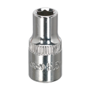 Sealey SP14055 5.5mm 1/4"Sq Drive Fully Polished WallDrive Socket