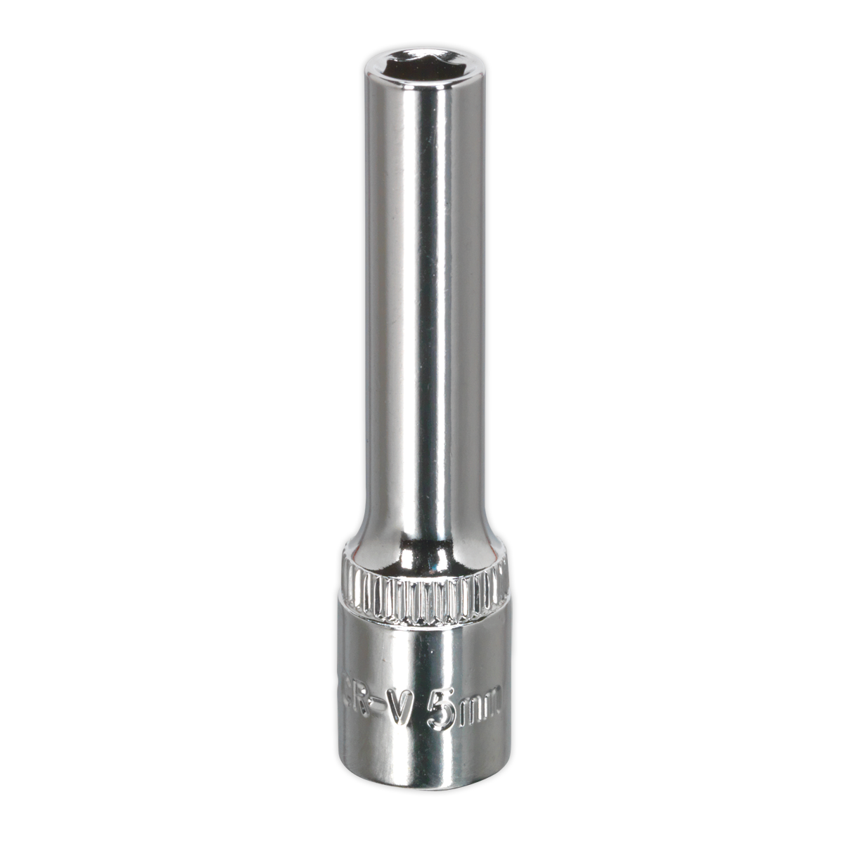 Sealey SP1405D 5mm Deep 1/4"Sq Drive Fully Polished WallDrive Socket