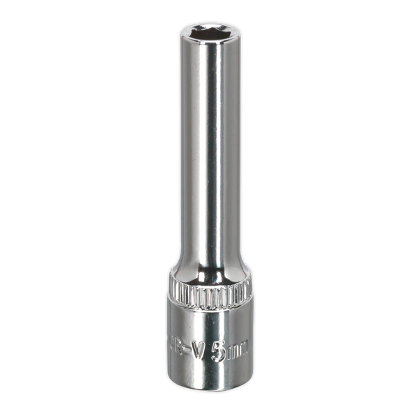Sealey SP1405D 5mm Deep 1/4"Sq Drive Fully Polished WallDrive Socket