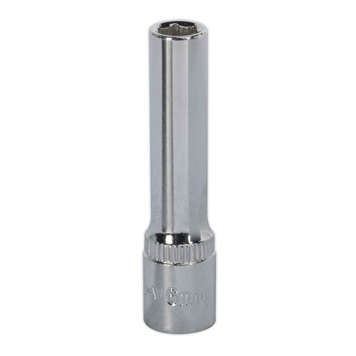 Sealey SP1406D 6mm Deep 1/4"Sq Drive Fully Polished WallDrive Socket