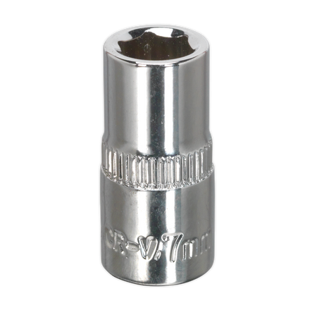 Sealey SP1407 7mm 1/4"Sq Drive Fully Polished WallDrive Socket