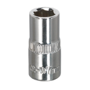 Sealey SP1407 7mm 1/4"Sq Drive Fully Polished WallDrive Socket