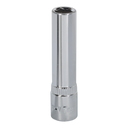 Sealey SP1407D 7mm Deep 1/4"Sq Drive Fully Polished WallDrive Socket