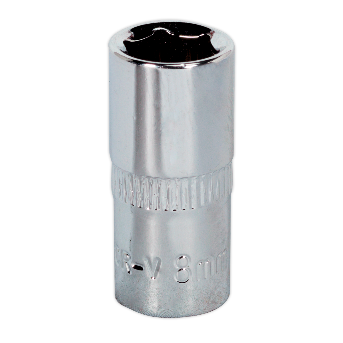 Sealey SP1408 8mm 1/4"Sq Drive Fully Polished WallDrive Socket