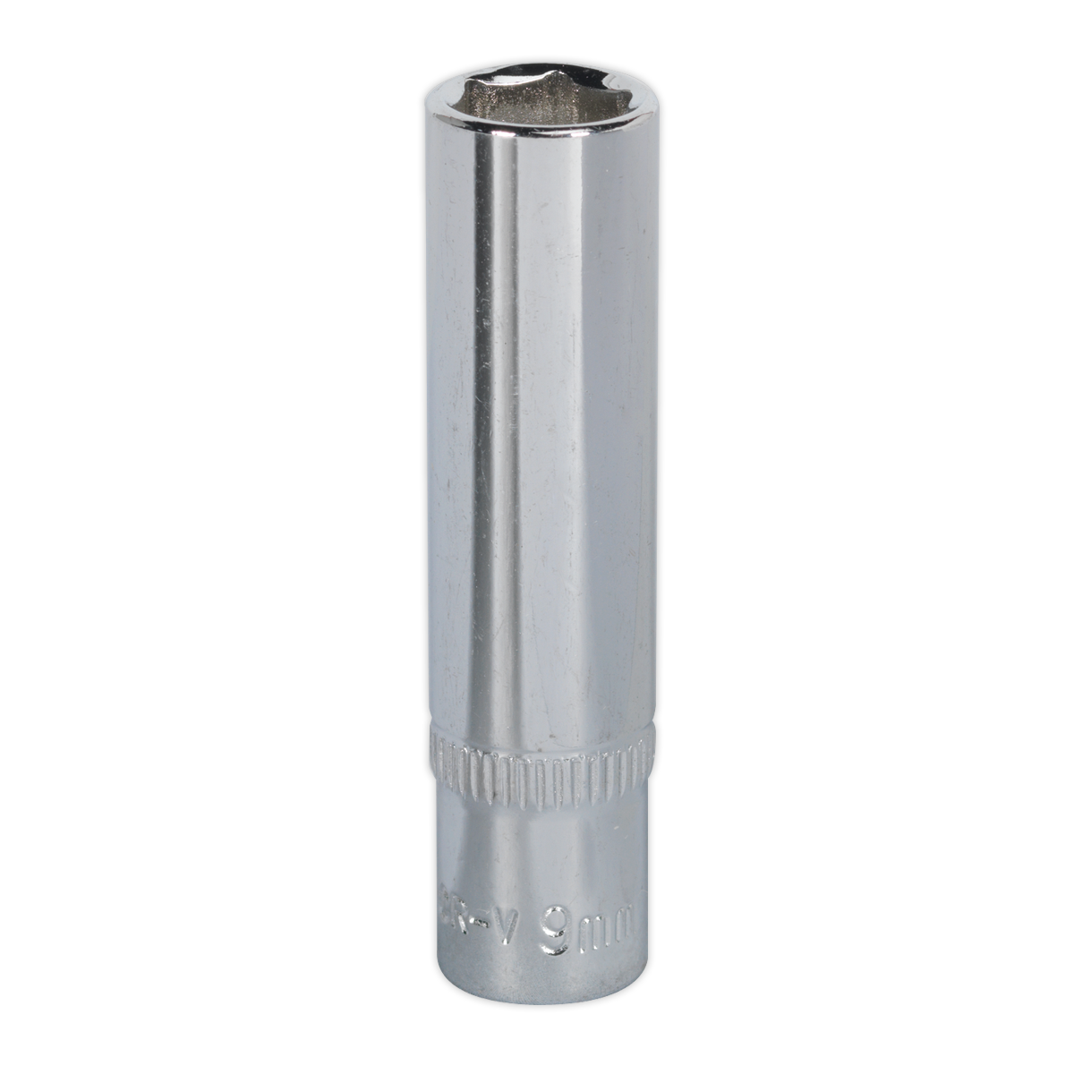 Sealey SP1409D 9mm Deep 1/4"Sq Drive Fully Polished WallDrive Socket
