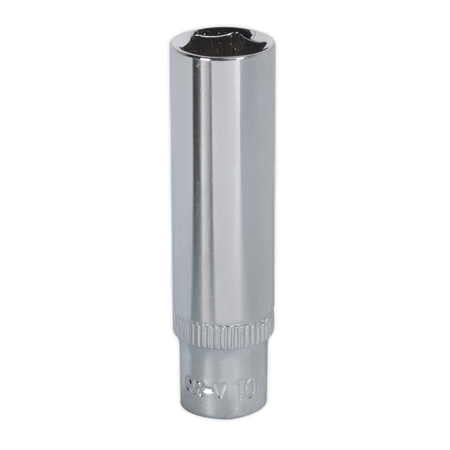 Sealey SP1410D 10mm Deep 1/4"Sq Drive Fully Polished WallDrive Socket
