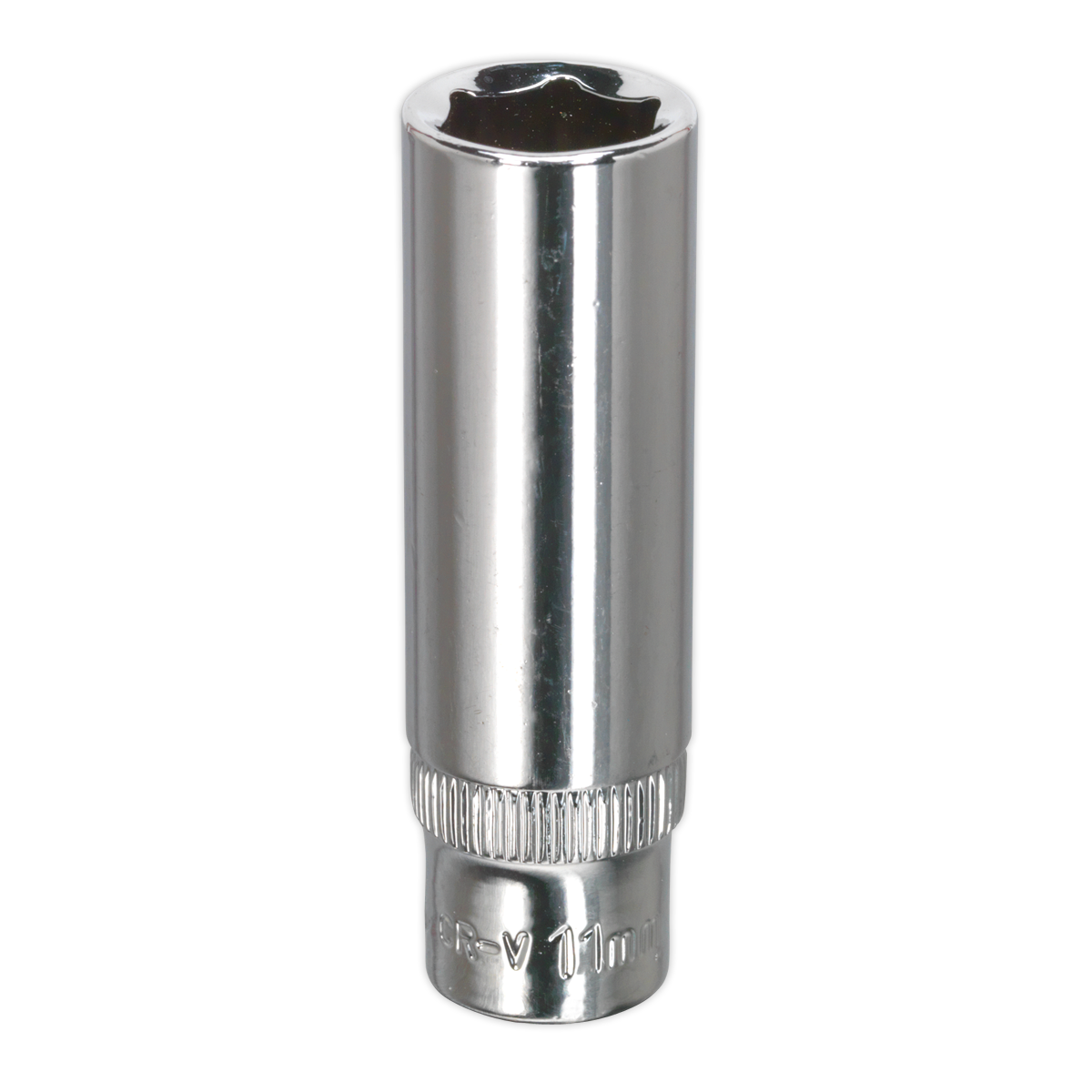 Sealey SP1411D 11mm Deep 1/4"Sq Drive Fully Polished WallDrive Socket