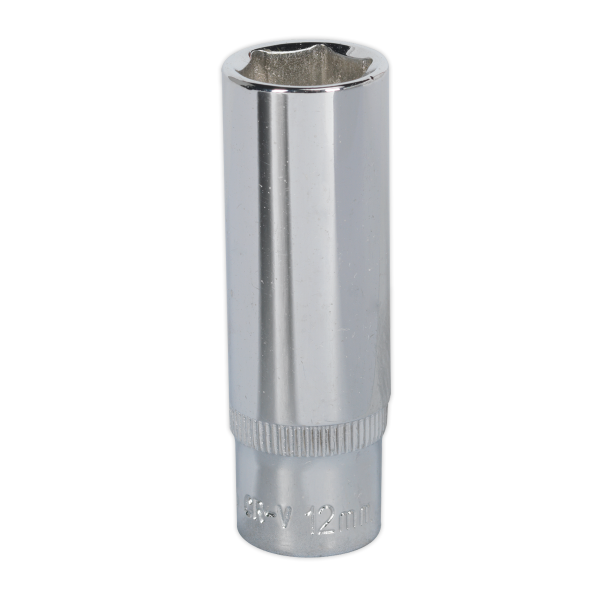 Sealey SP1412D 12mm Deep 1/4"Sq Drive Fully Polished WallDrive Socket