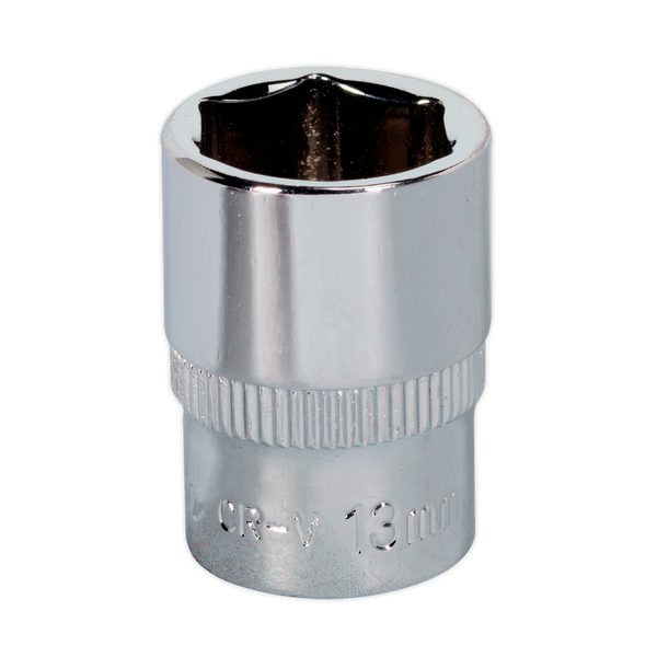 Sealey SP1413 13mm 1/4"Sq Drive Fully Polished WallDrive Socket
