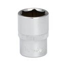 Sealey SP1413 13mm 1/4"Sq Drive Fully Polished WallDrive Socket