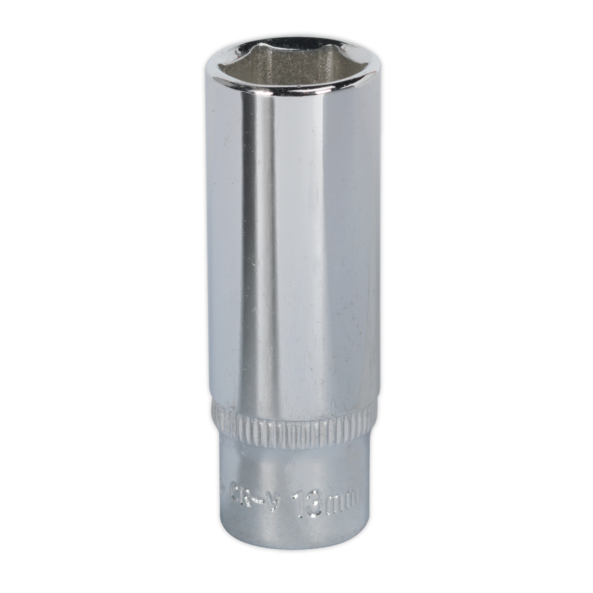 Sealey SP1413D 13mm Deep 1/4"Sq Drive Fully Polished WallDrive Socket