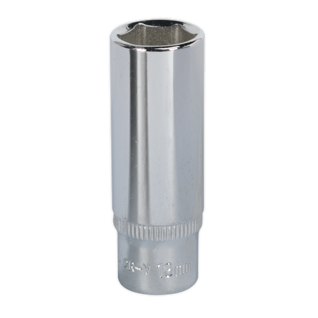 Sealey SP1413D 13mm Deep 1/4"Sq Drive Fully Polished WallDrive Socket