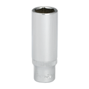 Sealey SP1413D 13mm Deep 1/4"Sq Drive Fully Polished WallDrive Socket