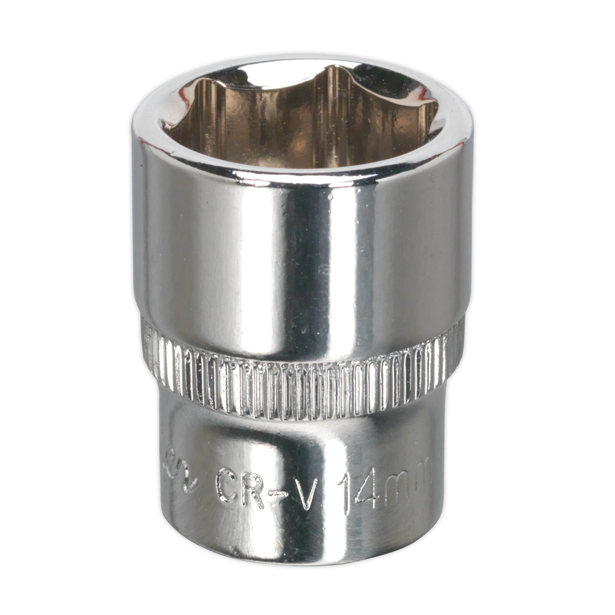 Sealey SP1414 14mm 1/4"Sq Drive Fully Polished WallDrive Socket