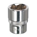 Sealey SP1414 14mm 1/4"Sq Drive Fully Polished WallDrive Socket