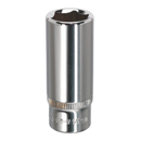 Sealey SP1414D 14mm Deep 1/4"Sq Drive Fully Polished WallDrive Socket