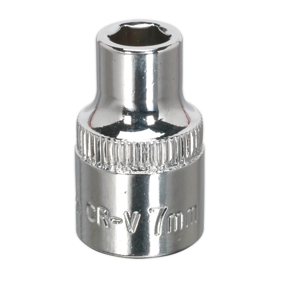 Sealey SP3807 7mm 3/8"Sq Drive Fully Polished WallDrive Socket