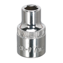 Sealey SP3807 7mm 3/8"Sq Drive Fully Polished WallDrive Socket