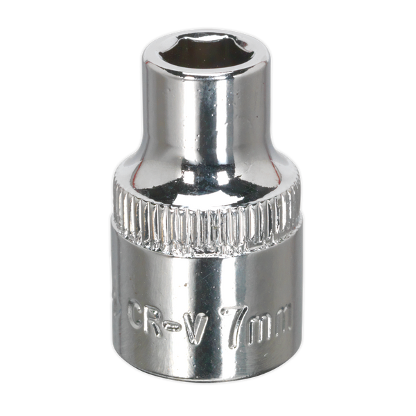 Sealey SP3807 7mm 3/8"Sq Drive Fully Polished WallDrive Socket