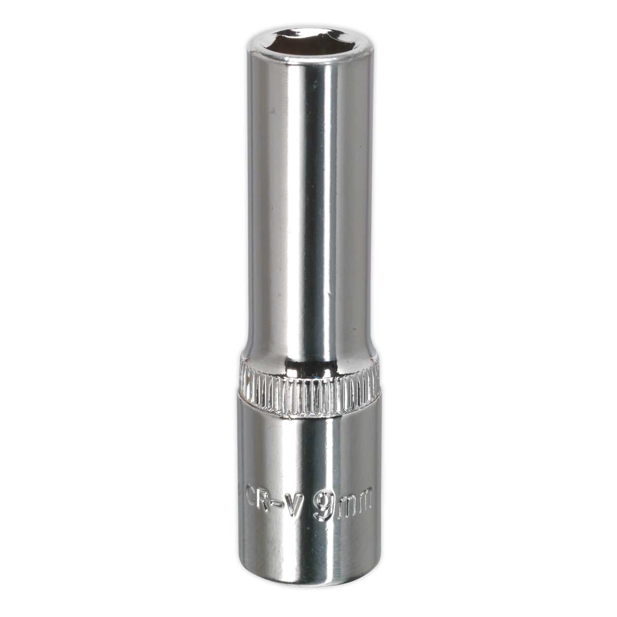 Sealey SP3809D 9mm Deep 3/8"Sq Drive Fully Polished WallDrive Socket