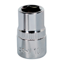 Sealey SP3810 10mm 3/8"Sq Drive Fully Polished WallDrive Socket