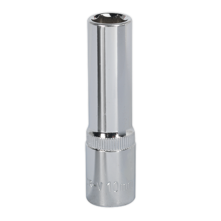 Sealey SP3810D 10mm Deep 3/8"Sq Drive Fully Polished WallDrive Socket
