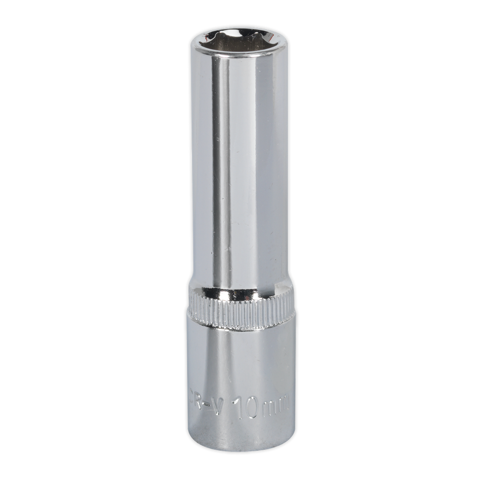 Sealey SP3810D 10mm Deep 3/8"Sq Drive Fully Polished WallDrive Socket