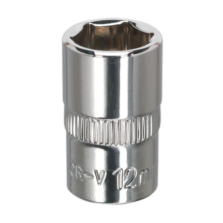Sealey SP3812 12mm 3/8"Sq Drive Fully Polished WallDrive Socket