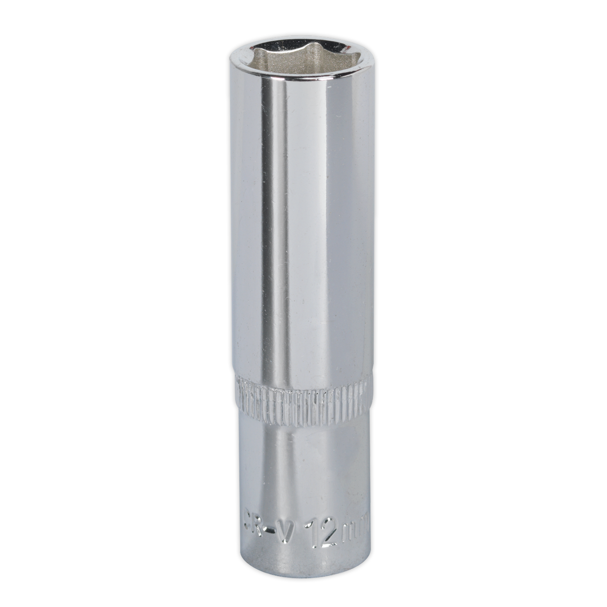 Sealey SP3812D 12mm Deep 3/8"Sq Drive Fully Polished WallDrive Socket