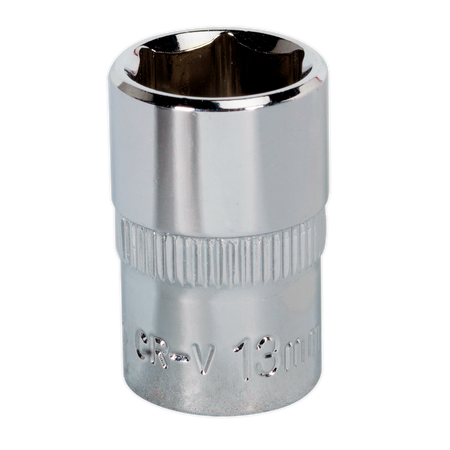 Sealey SP3813 13mm 3/8"Sq Drive Fully Polished WallDrive Socket
