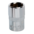 Sealey SP3813 13mm 3/8"Sq Drive Fully Polished WallDrive Socket