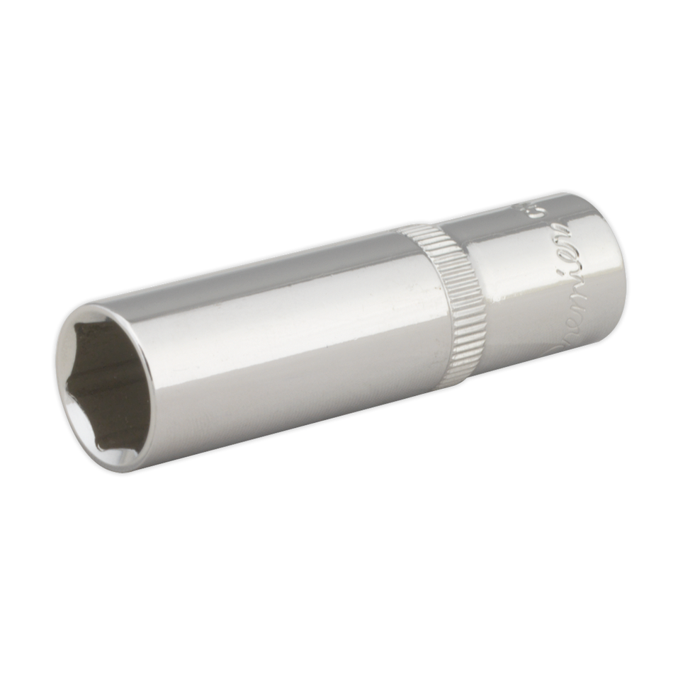 Sealey SP3813D 13mm Deep 3/8"Sq Drive Fully Polished WallDrive Socket