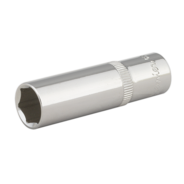 Sealey SP3813D 13mm Deep 3/8"Sq Drive Fully Polished WallDrive Socket