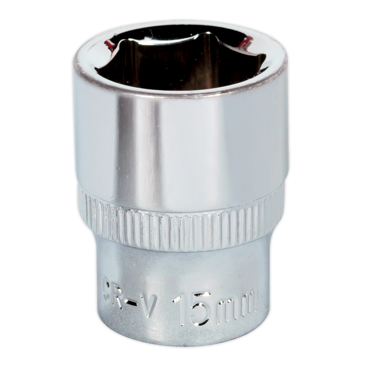 Sealey SP3815 15mm 3/8"Sq Drive Fully Polished WallDrive Socket