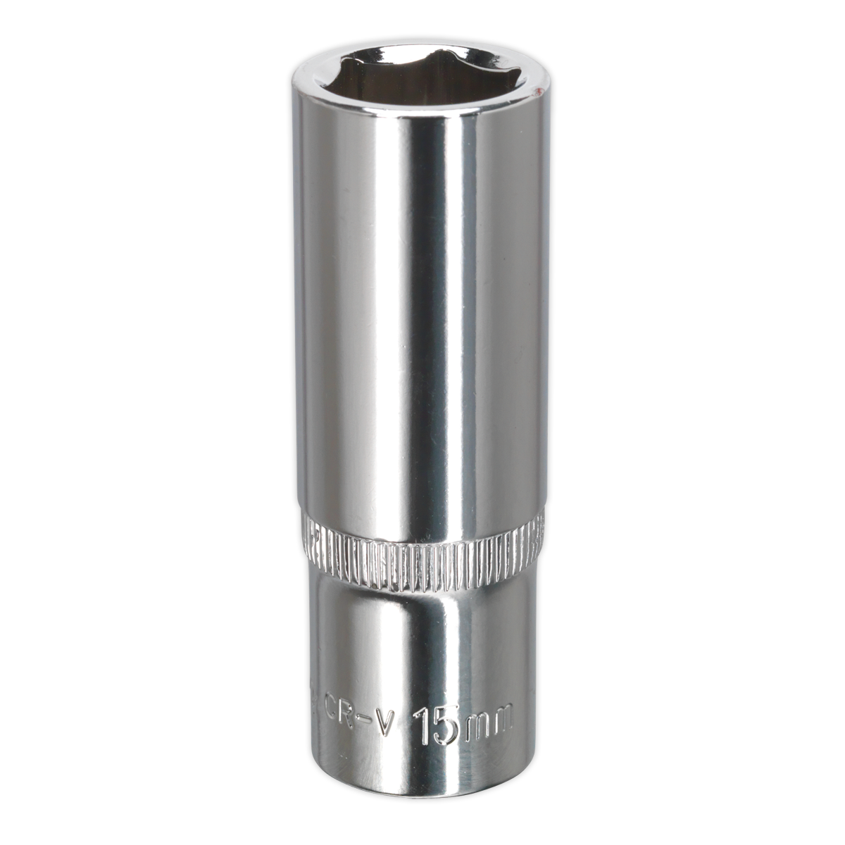Sealey SP3815D 15mm Deep 3/8"Sq Drive Fully Polished WallDrive Socket