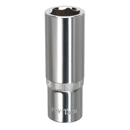 Sealey SP3815D 15mm Deep 3/8"Sq Drive Fully Polished WallDrive Socket