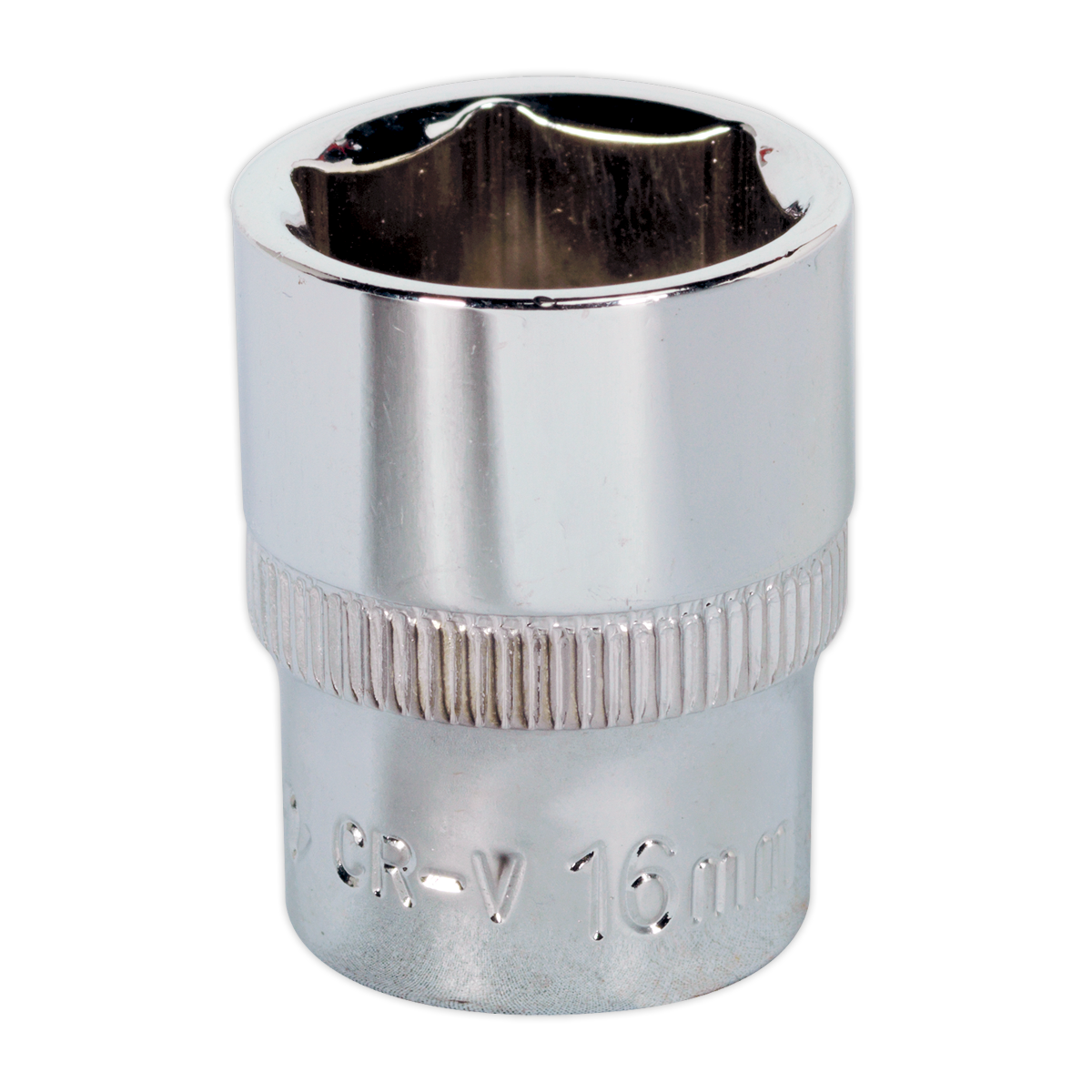 Sealey SP3816 16mm 3/8"Sq Drive Fully Polished WallDrive Socket
