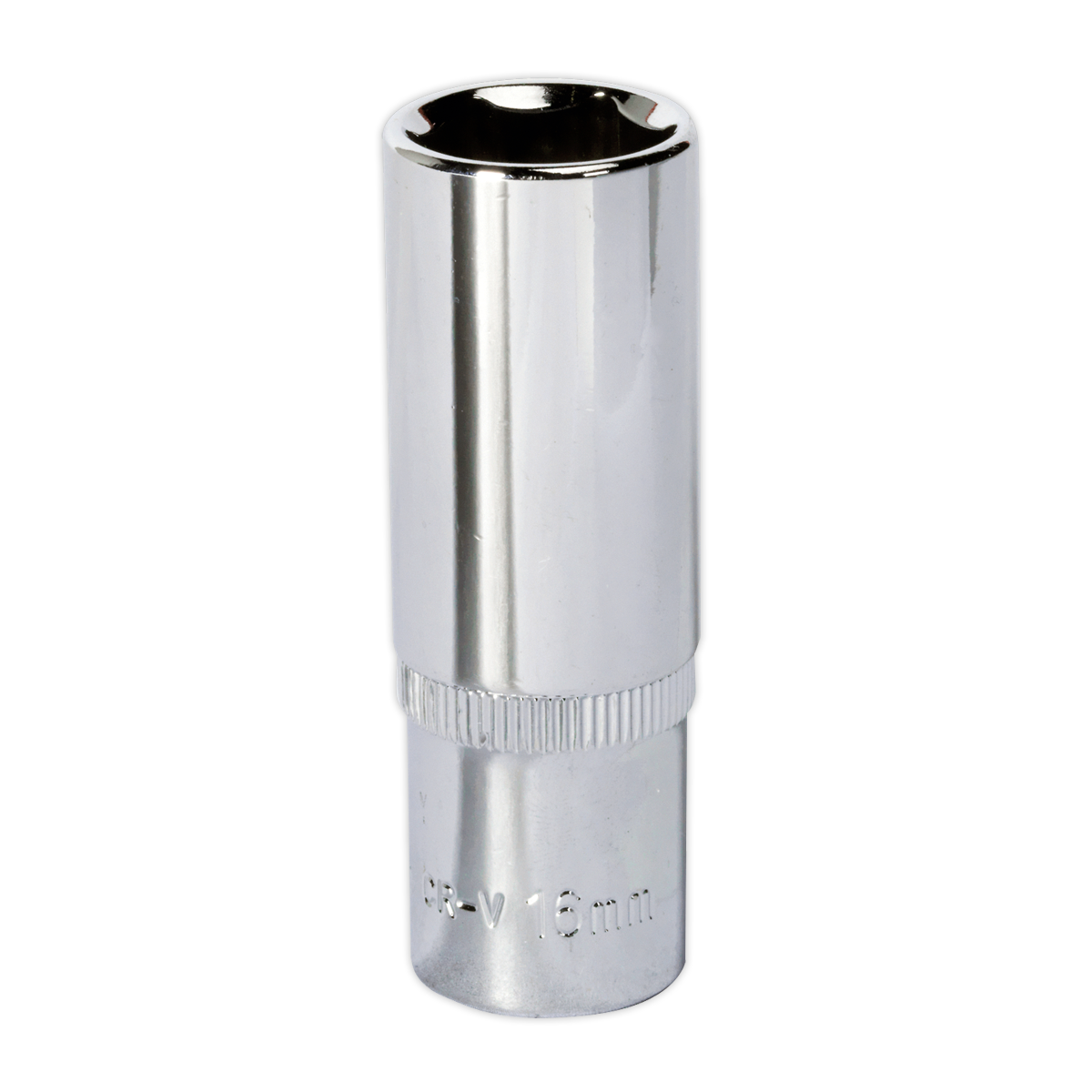 Sealey SP3816D 16mm Deep 3/8"Sq Drive Fully Polished WallDrive Socket